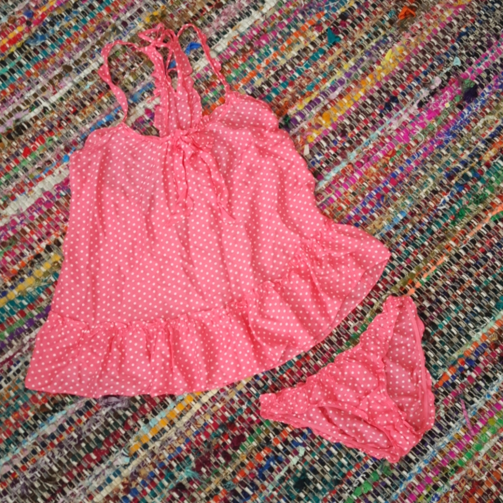 Victoria Secret Neon Pink Teddy